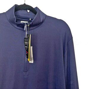 Callaway Golf Navy Blue Long Sleeve Thermal Half Zip - Size M - New with Tags